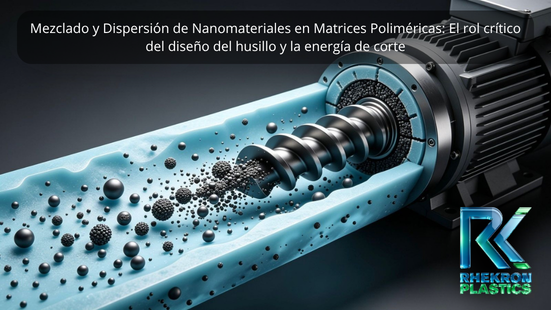 Mezclado y Dispersión de Nanomateriales en Matrices Poliméricas: El rol crítico del diseño del husillo y la energía de corte.