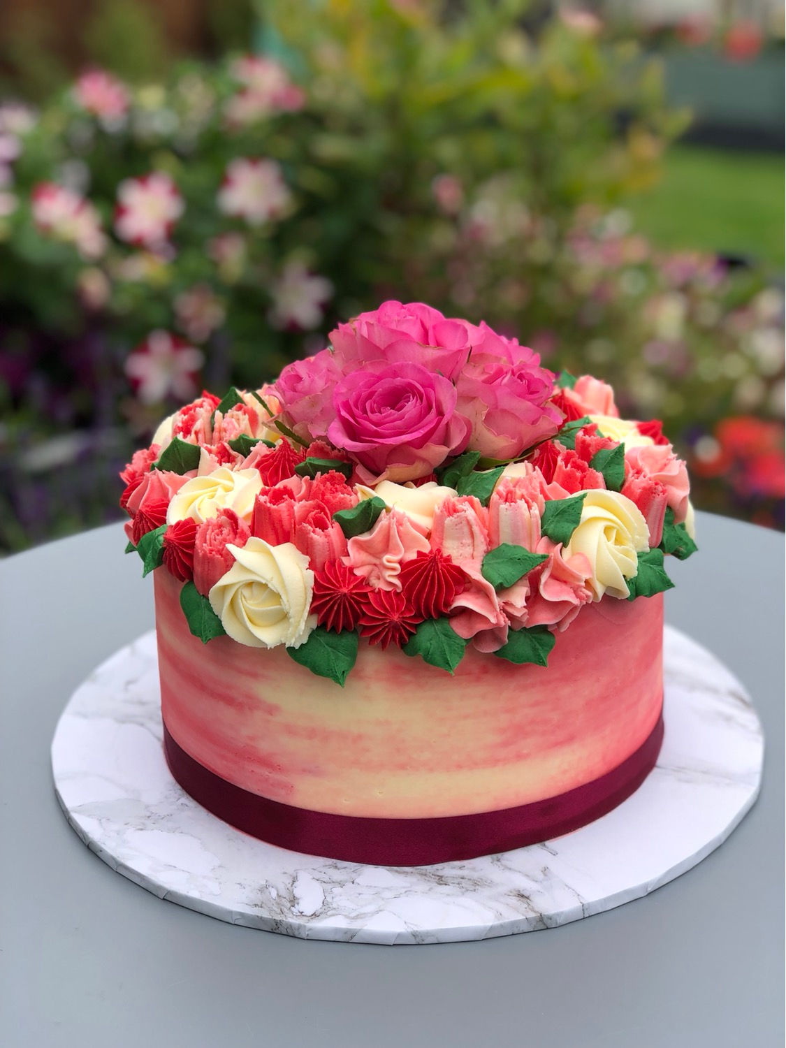 Buttercream Flower Cake