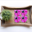 Thumbnail: Wooden tray with four vibrant flower coasters and a small potted plant.