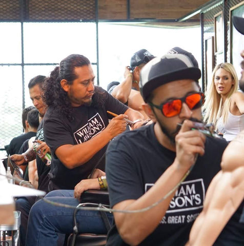 Tatuajes temporales con aerografo en México