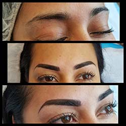 #combinationbrows Permanent eyebrows