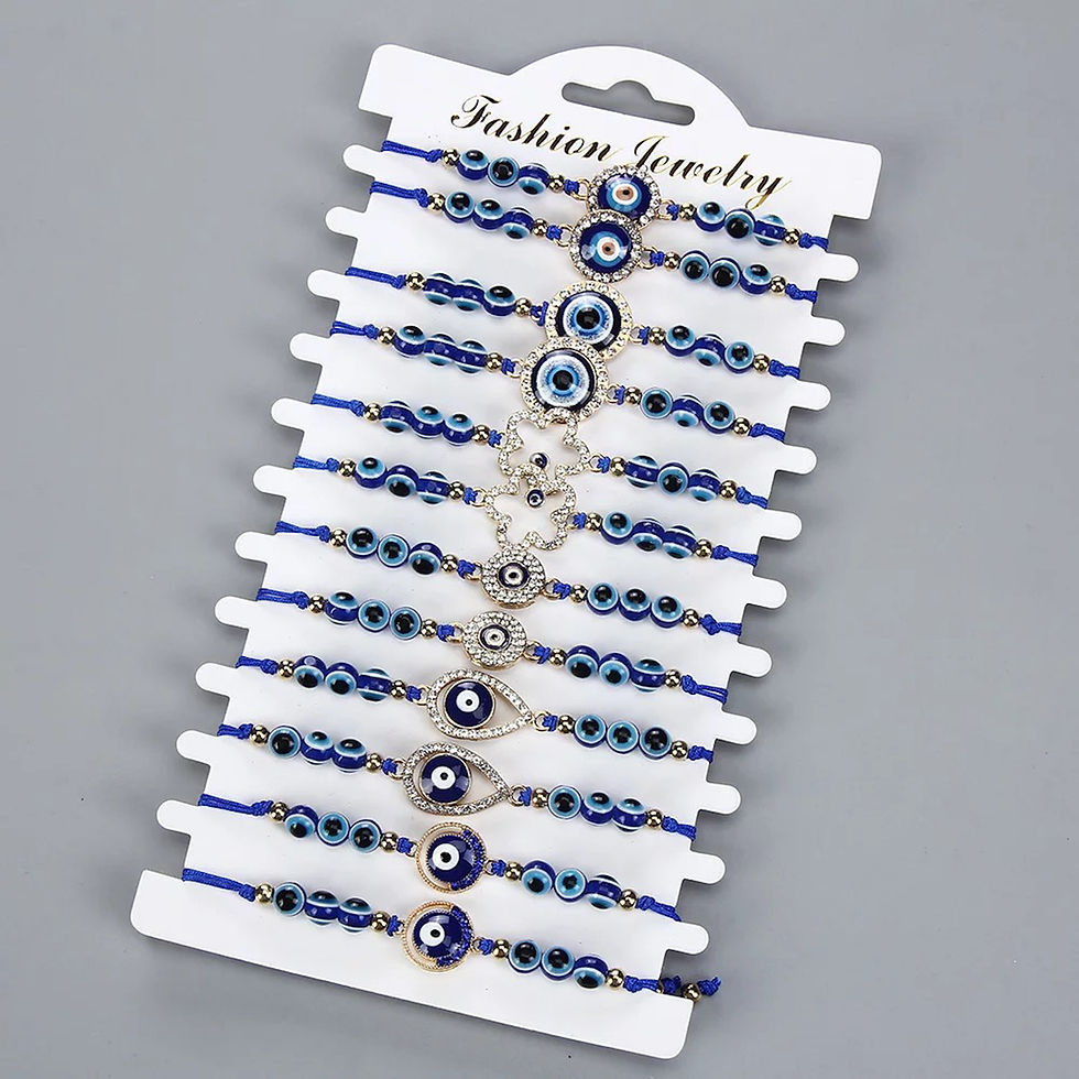 الصورة المصغرة: Armbånd øye sett 12 pcs