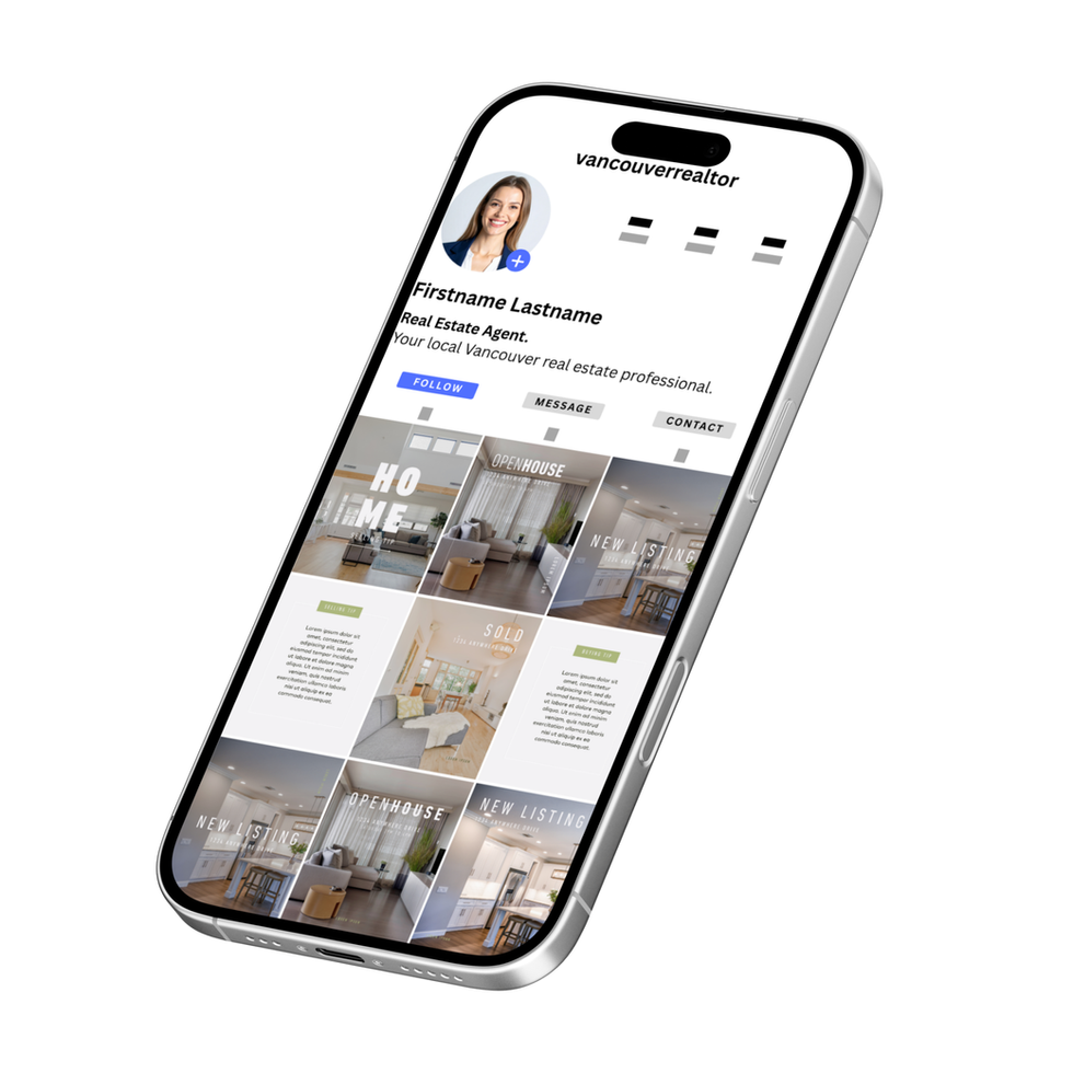 Realtor Social Media Design Projection