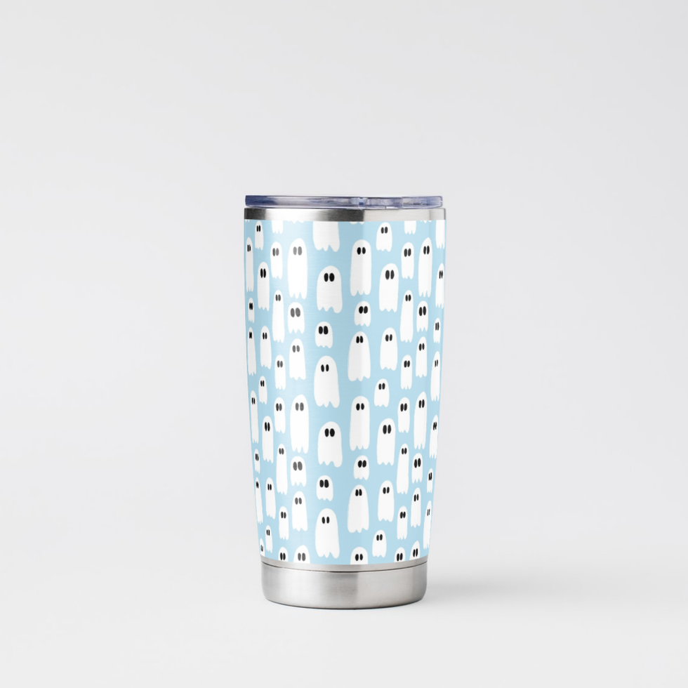 Blue Ghost To Go Cup Mock Up