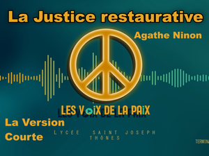 La justice restaurative - Agathe et Ninon