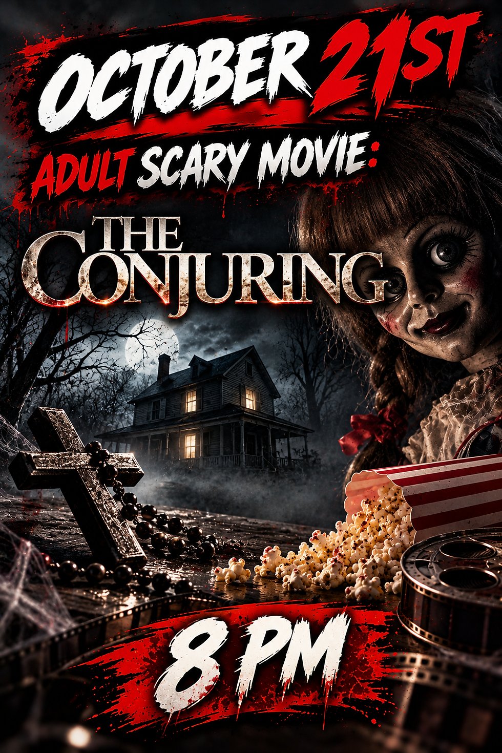 ADULT SCARY MOVIE: “THE CONJURING”