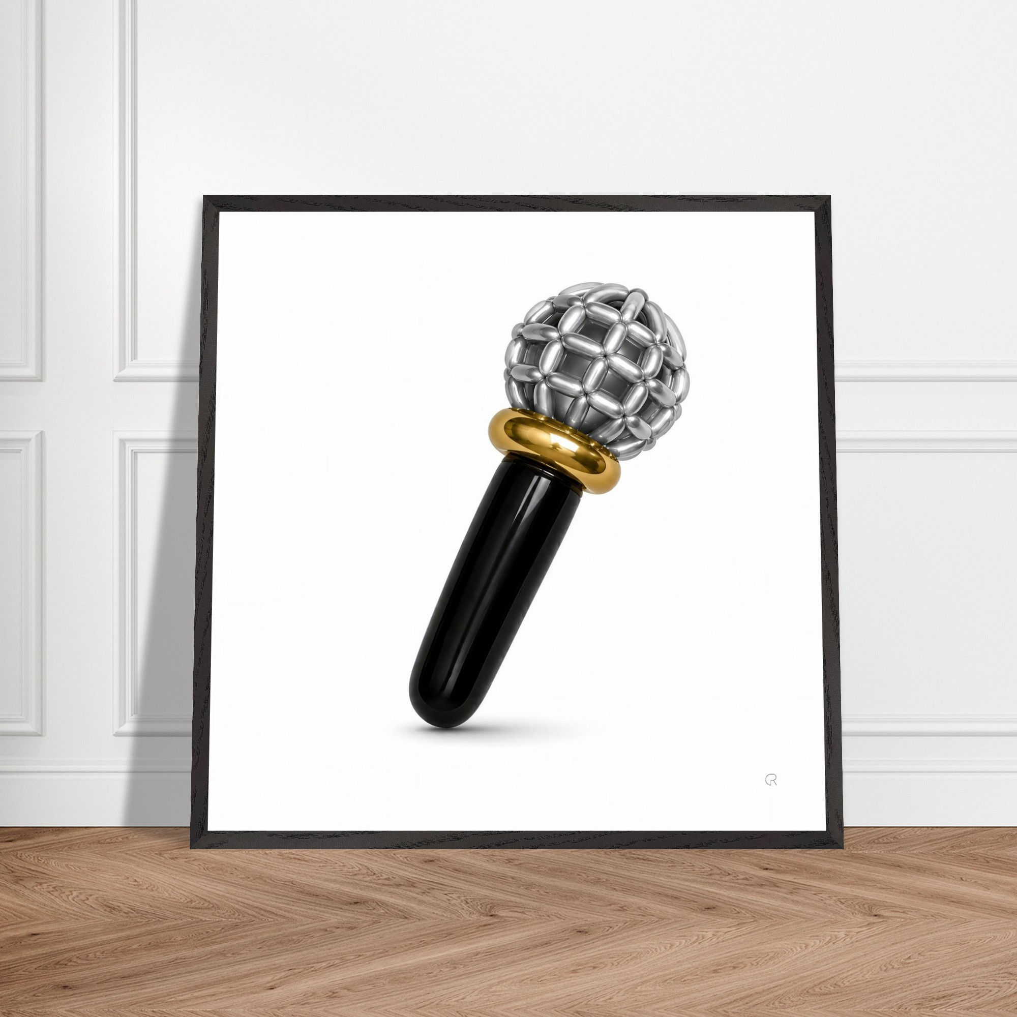 Up, Up & Mic Drop | Framed Wall Art