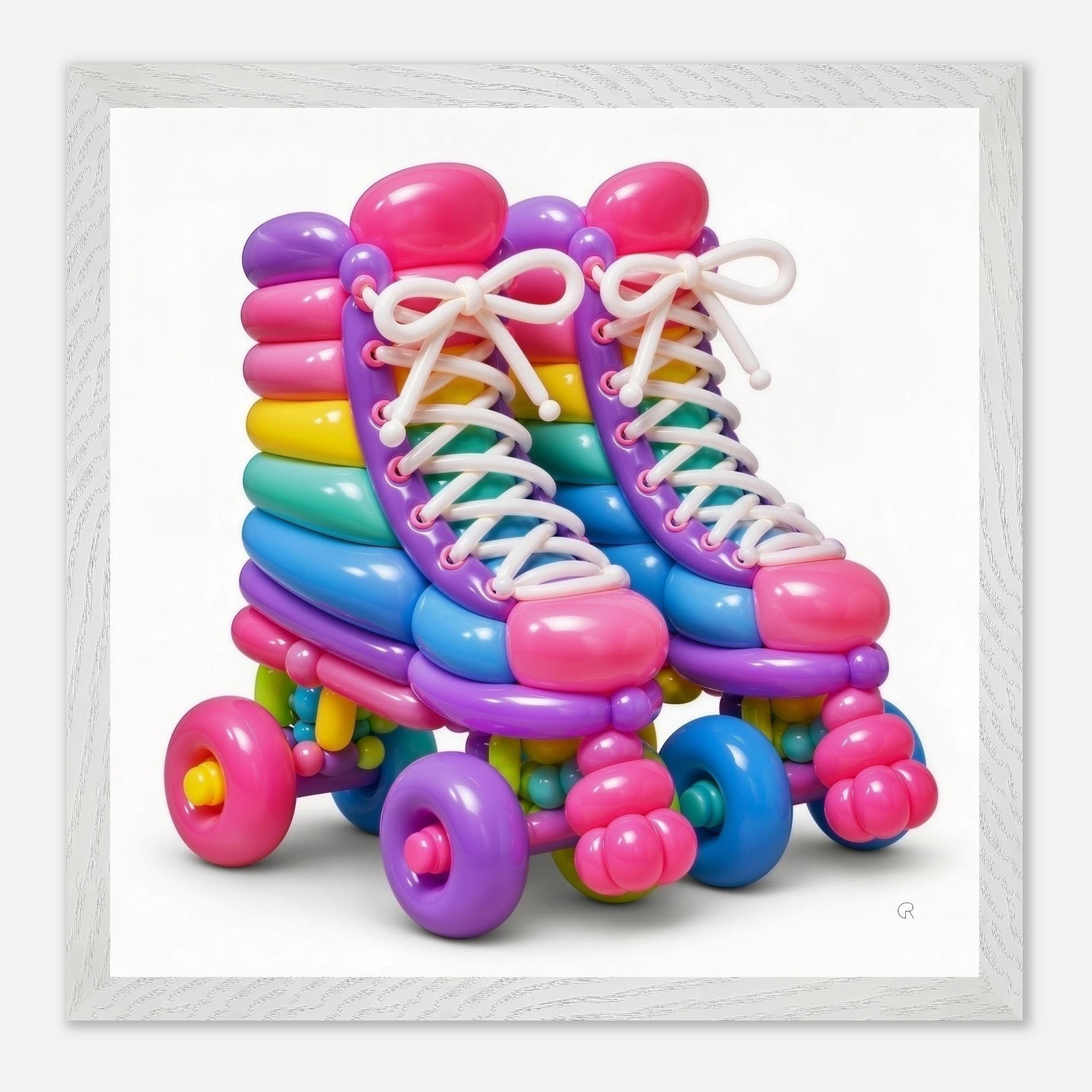 Up, Up & Roller Skate | Framed Wall Art