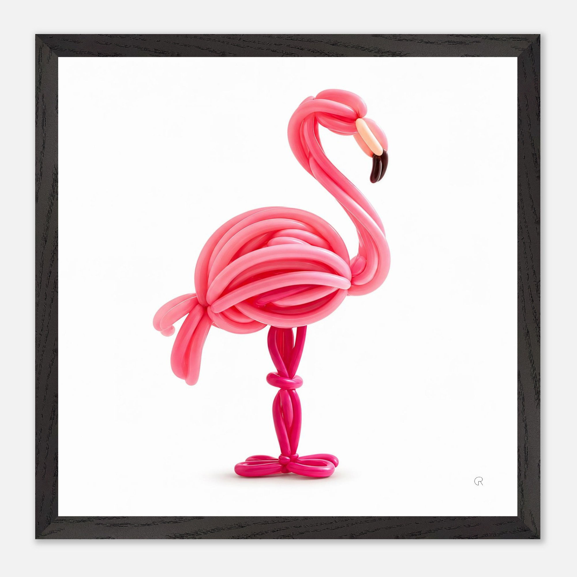 Up, Up & Flamingo | Framed Wall Art