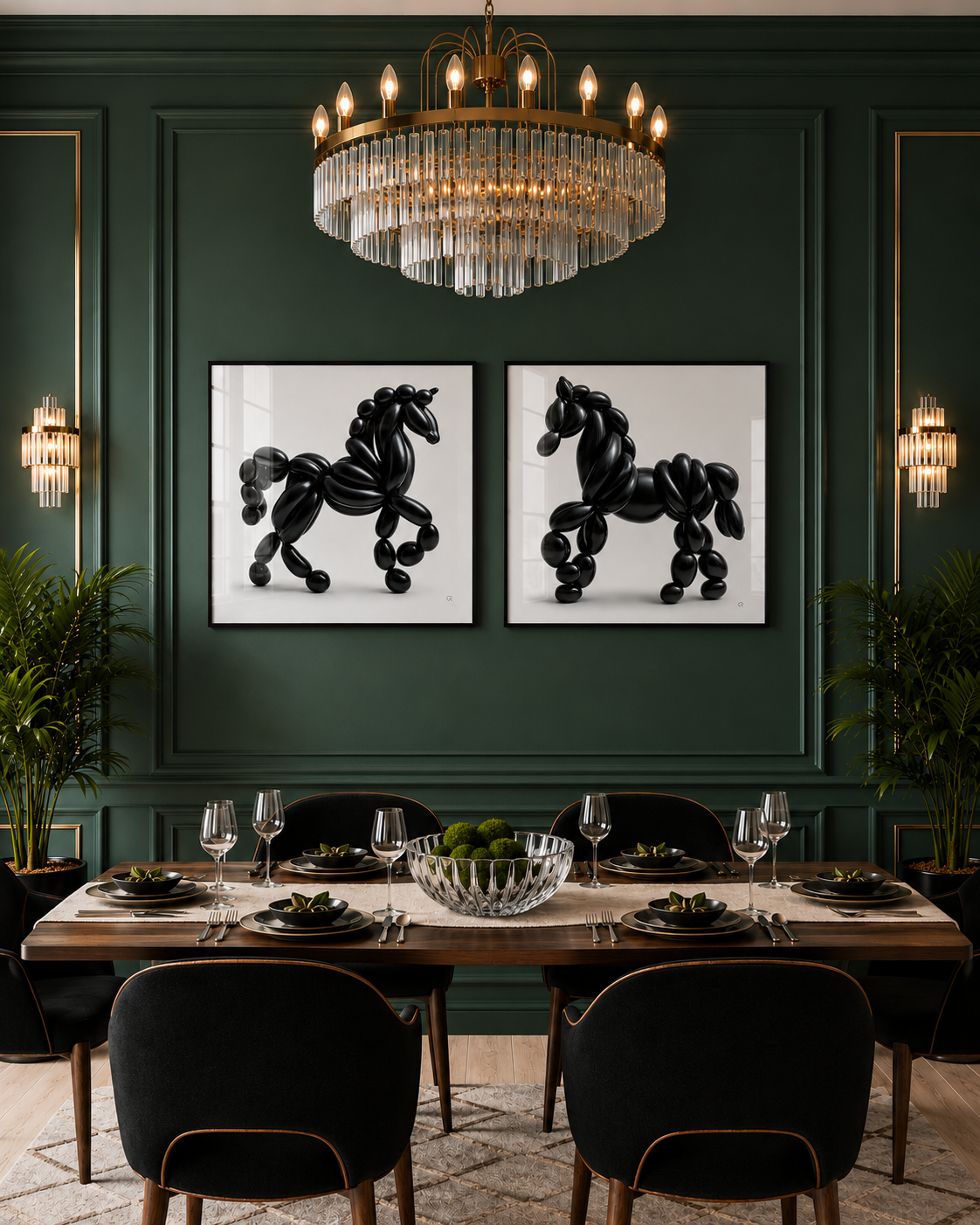 Up, Up & Stallion I | Framed Wall Art