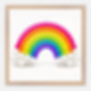 Up, Up & Rainbow | Framed Wall Art