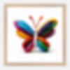 Up, Up & Butterfly | Framed Wall Art