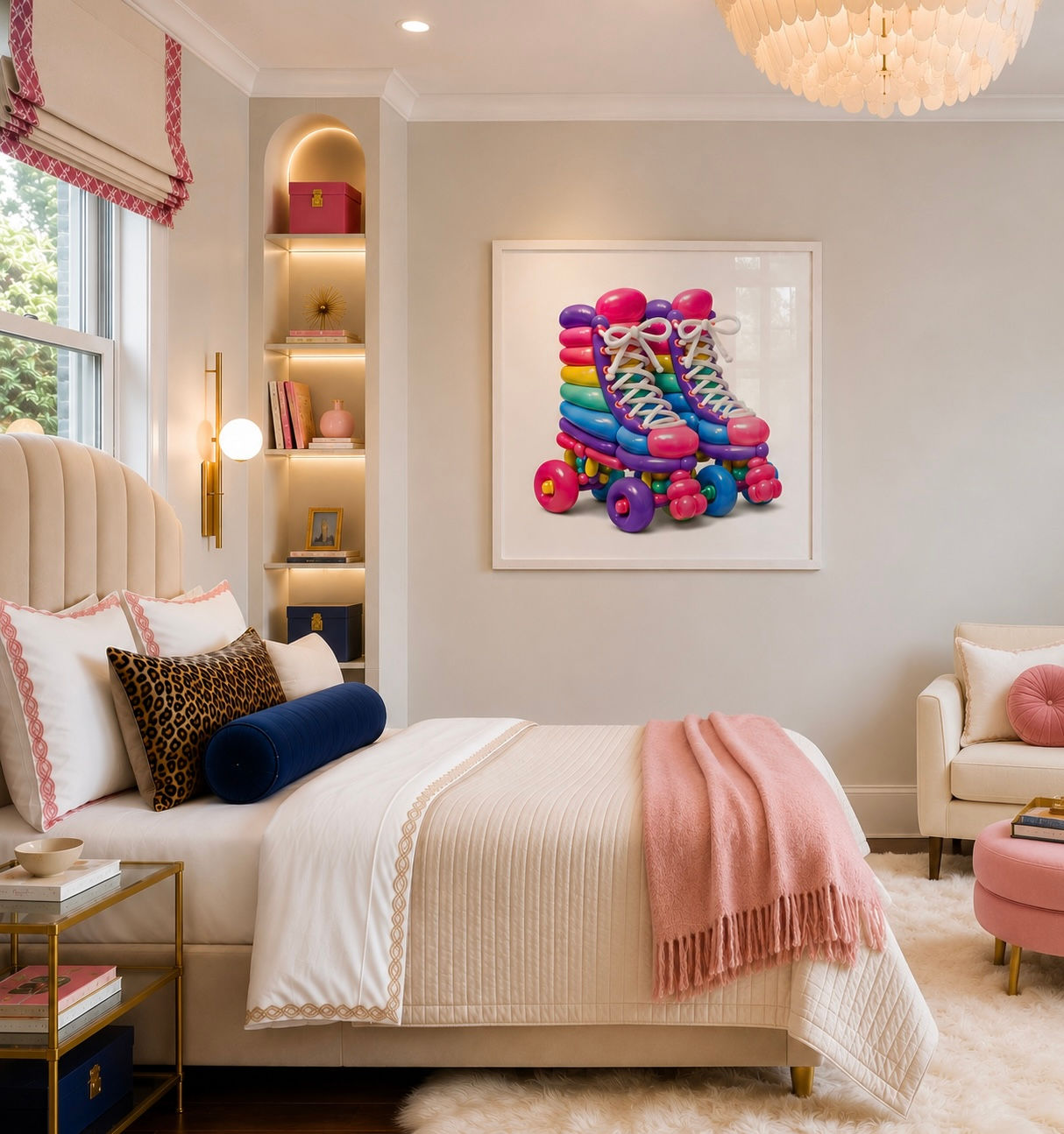 Up, Up & Roller Skate | Framed Wall Art