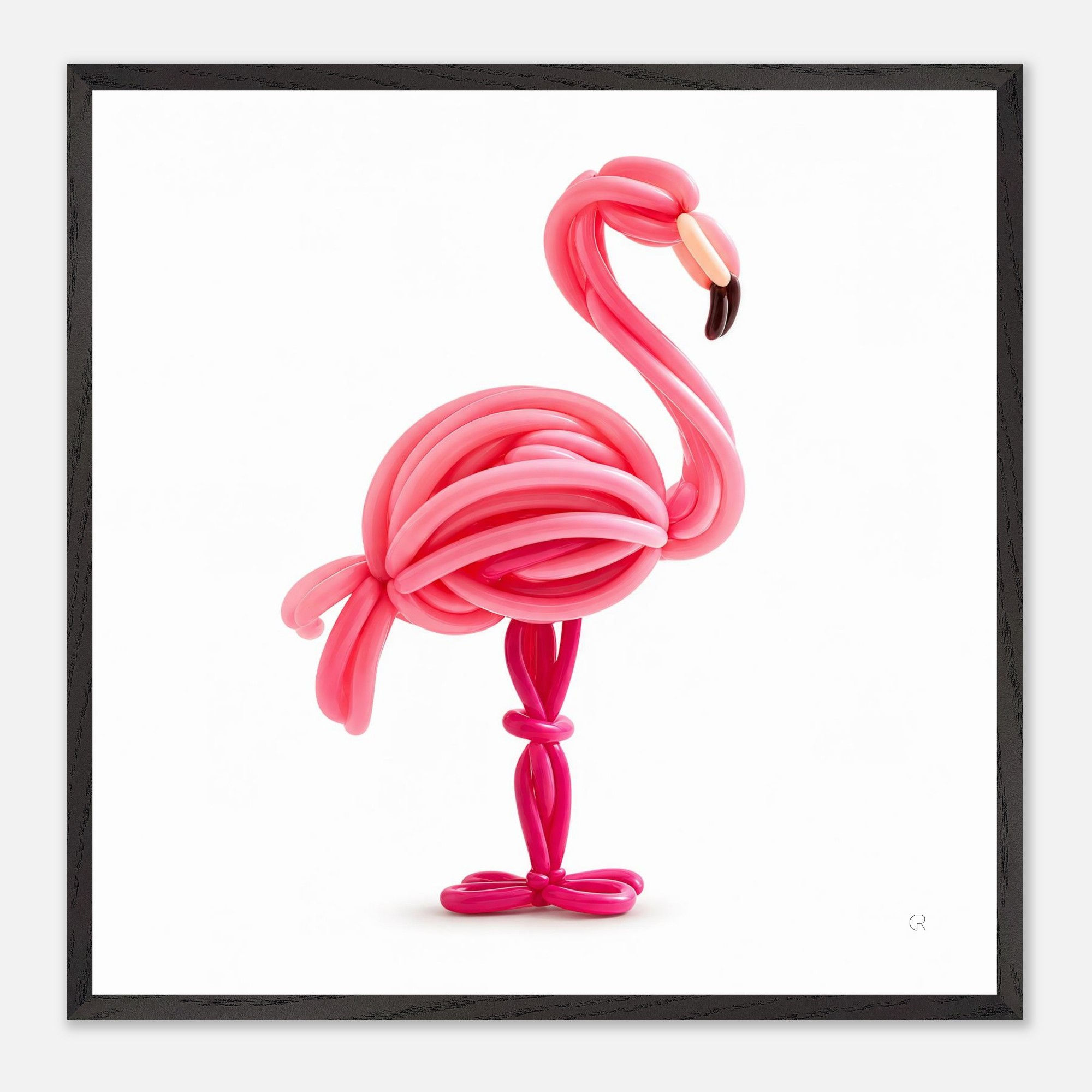 Up, Up & Flamingo | Framed Wall Art