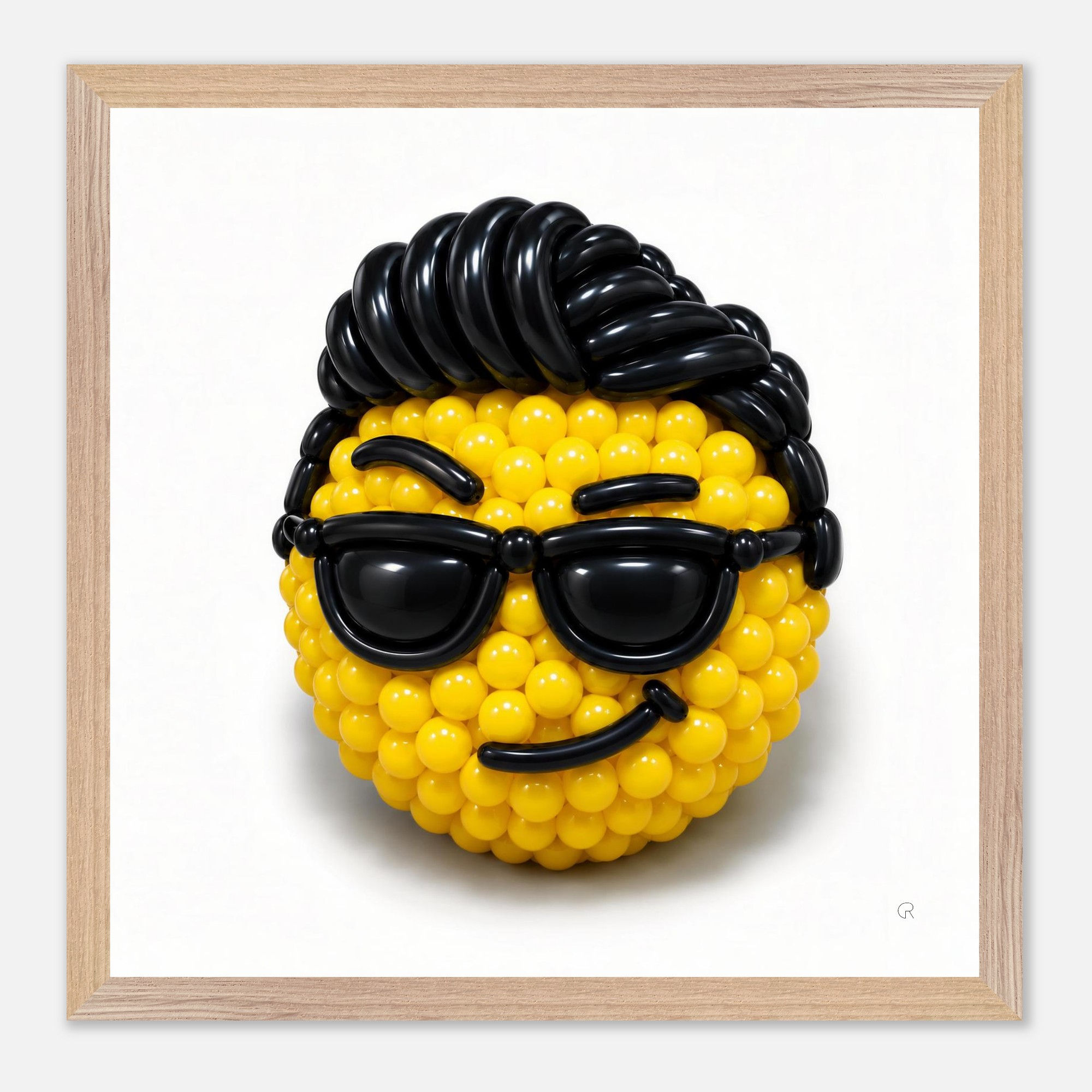 Up, Up & Away – Balloon Artwork, Ready-to-Hang Framed Wall Art