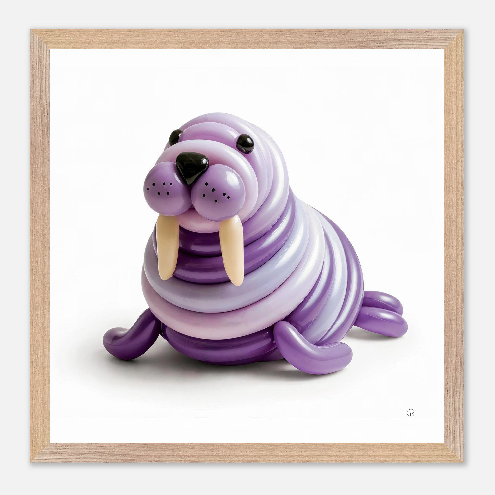 Up, Up & Walrus | Framed Wall Art