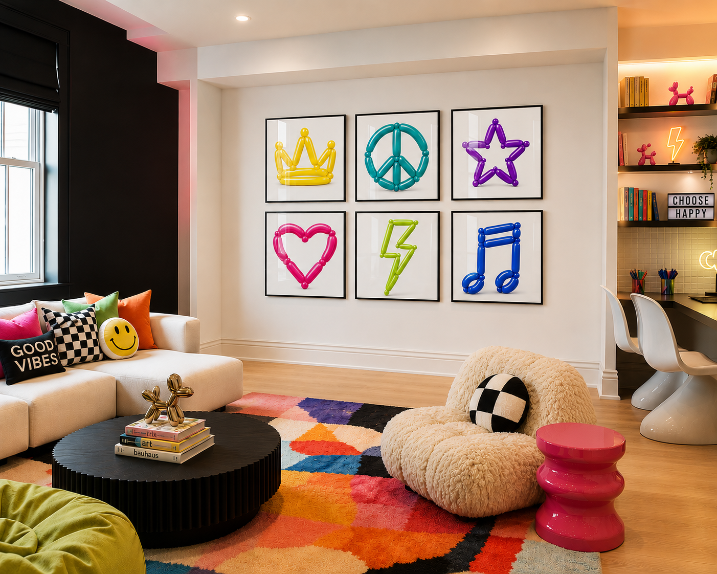 Up, Up & Heart | Framed Wall Art