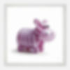 Up, Up & Hippo | Framed Wall Art