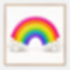 Up, Up & Rainbow | Framed Wall Art