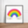 Up, Up & Rainbow | Framed Wall Art