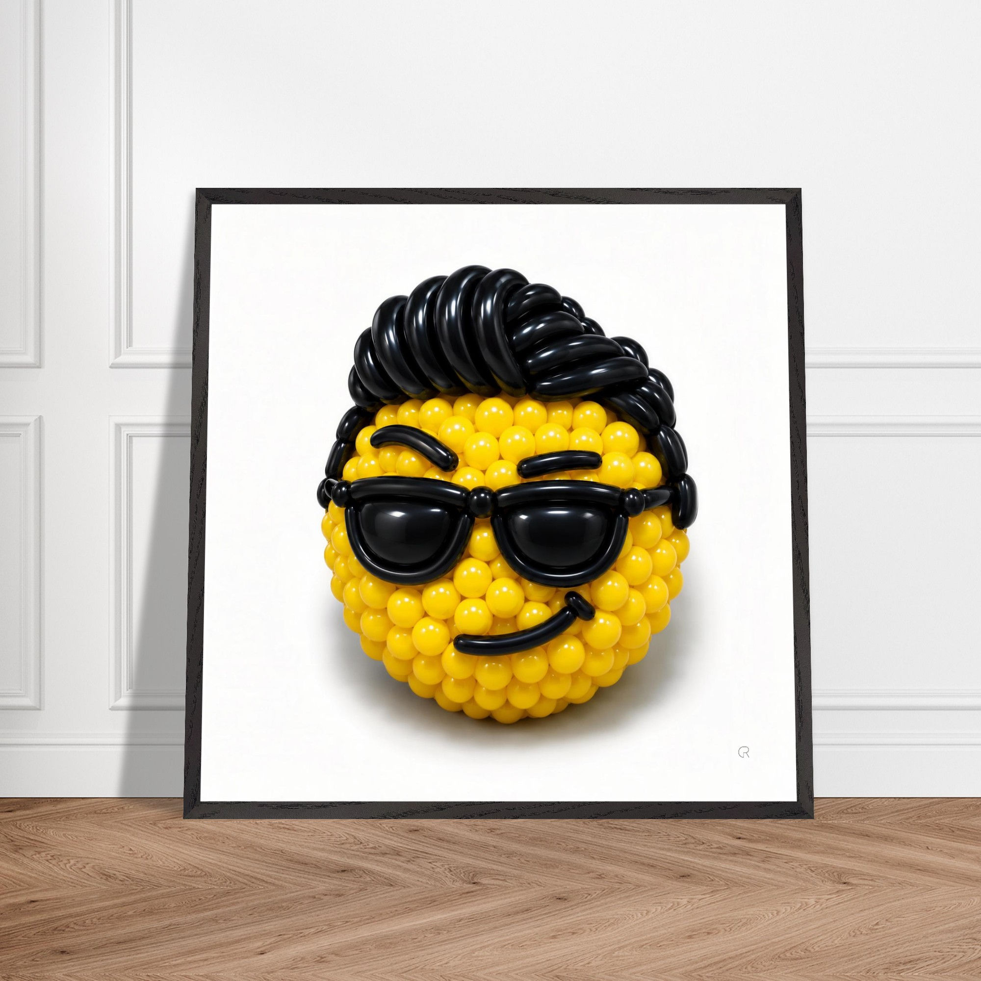 Up, Up & Away – Balloon Artwork, Ready-to-Hang Framed Wall Art