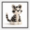 Up, Up & Tabby | Framed Wall Art