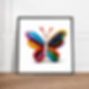 Up, Up & Butterfly | Framed Wall Art