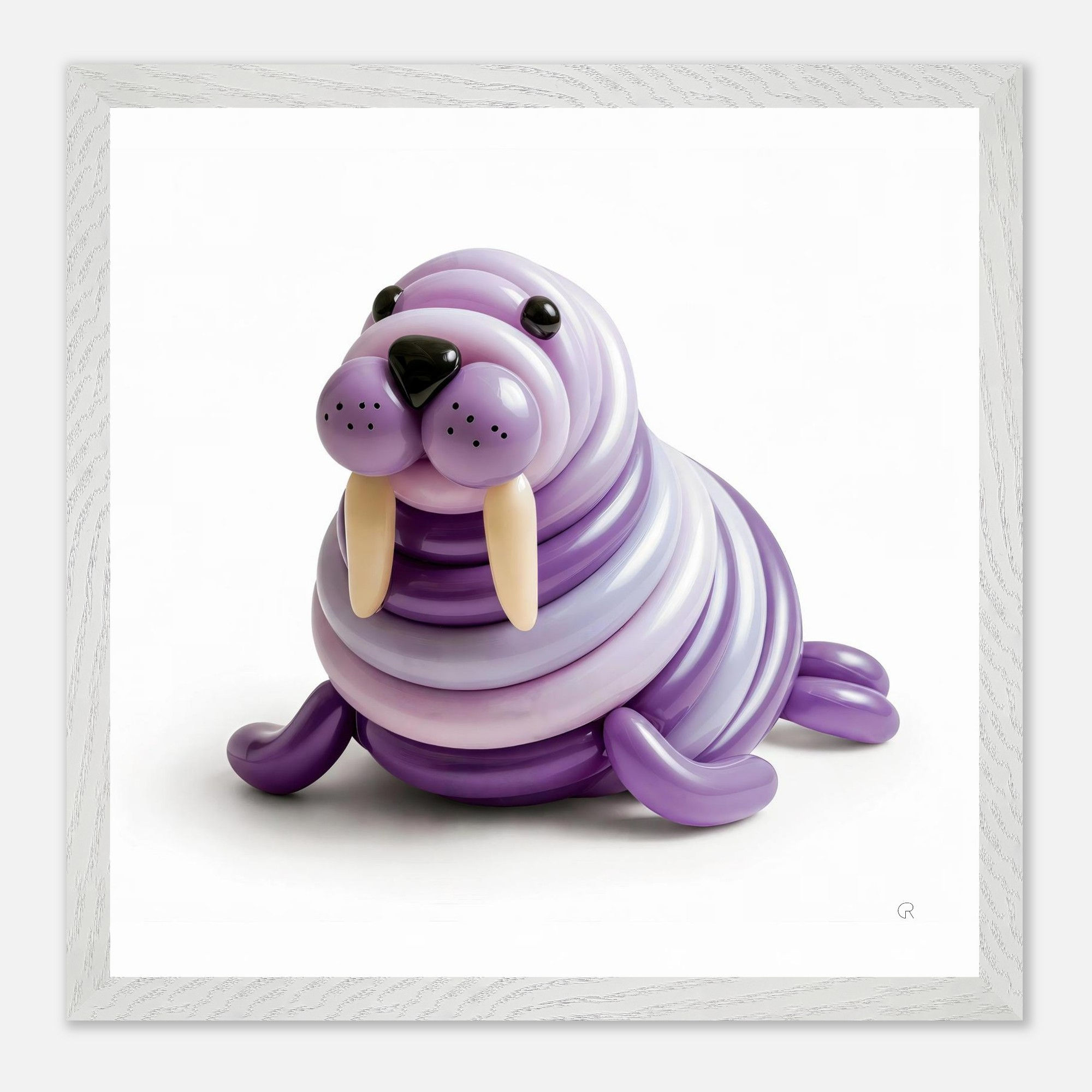 Up, Up & Walrus | Framed Wall Art