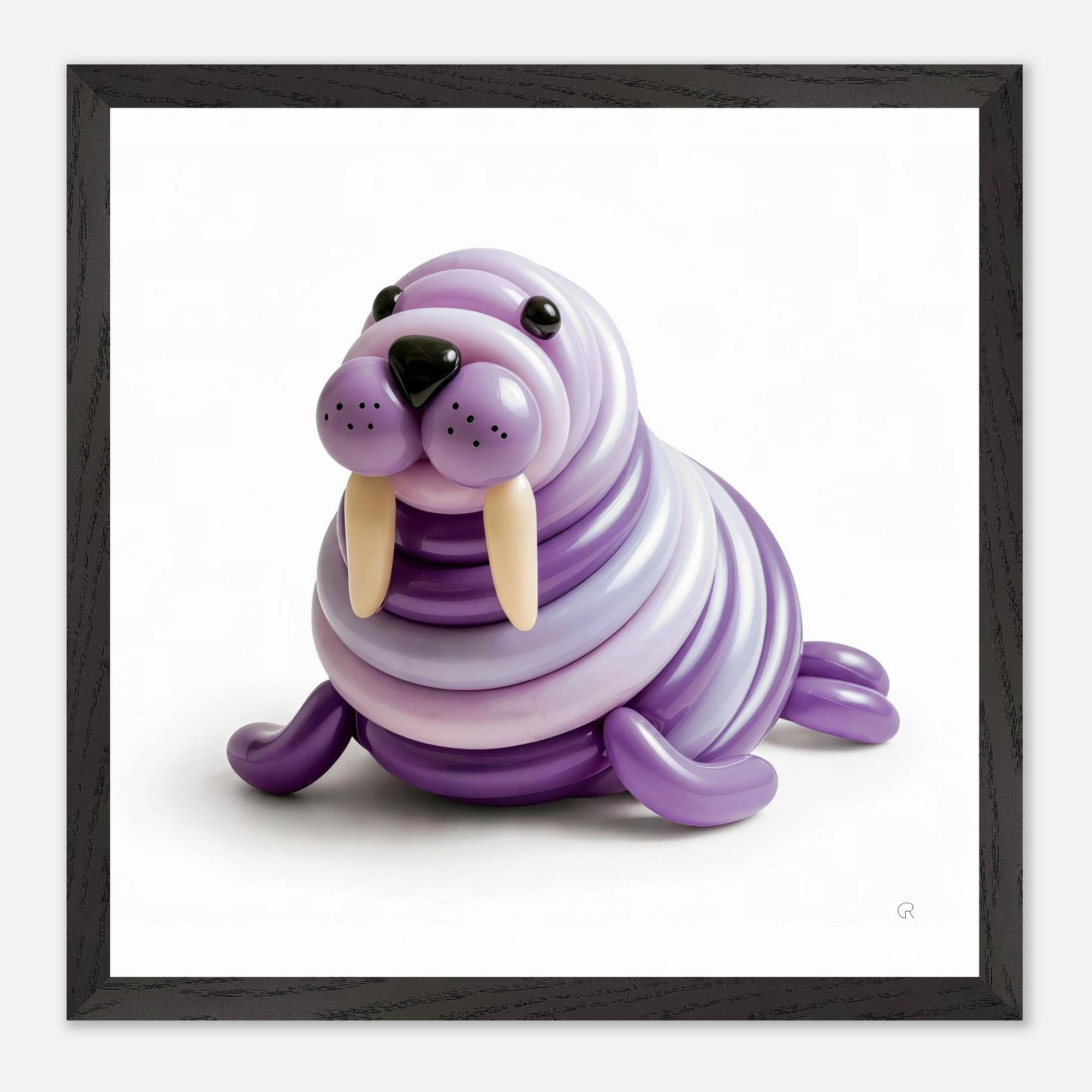 Up, Up & Walrus | Framed Wall Art