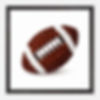 Up, Up & Football | Framed Wall Art