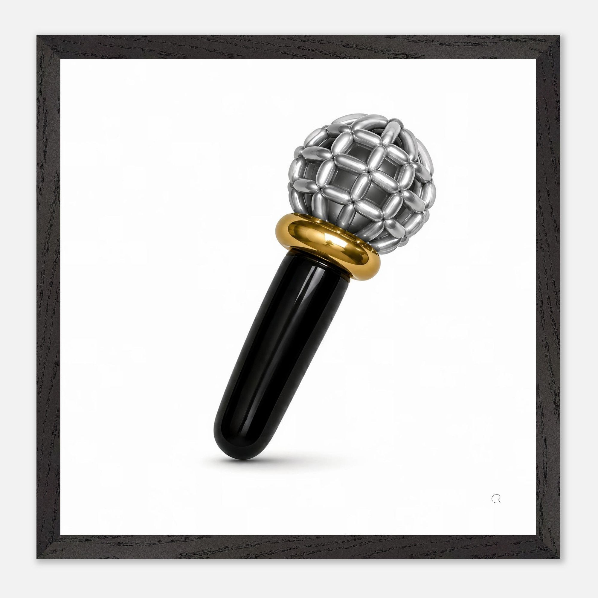 Up, Up & Mic Drop | Framed Wall Art