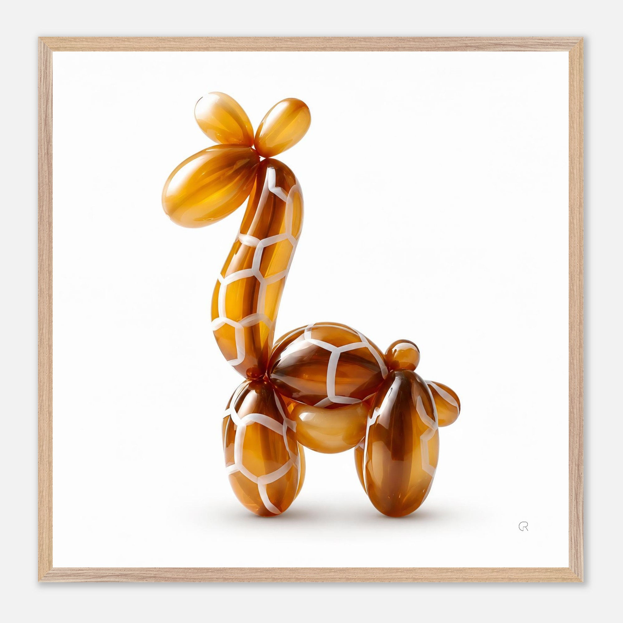 Up, Up & Giraffe | Framed Wall Art