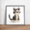 Up, Up & Tabby | Framed Wall Art