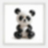 Up, Up & Panda | Framed Wall Art