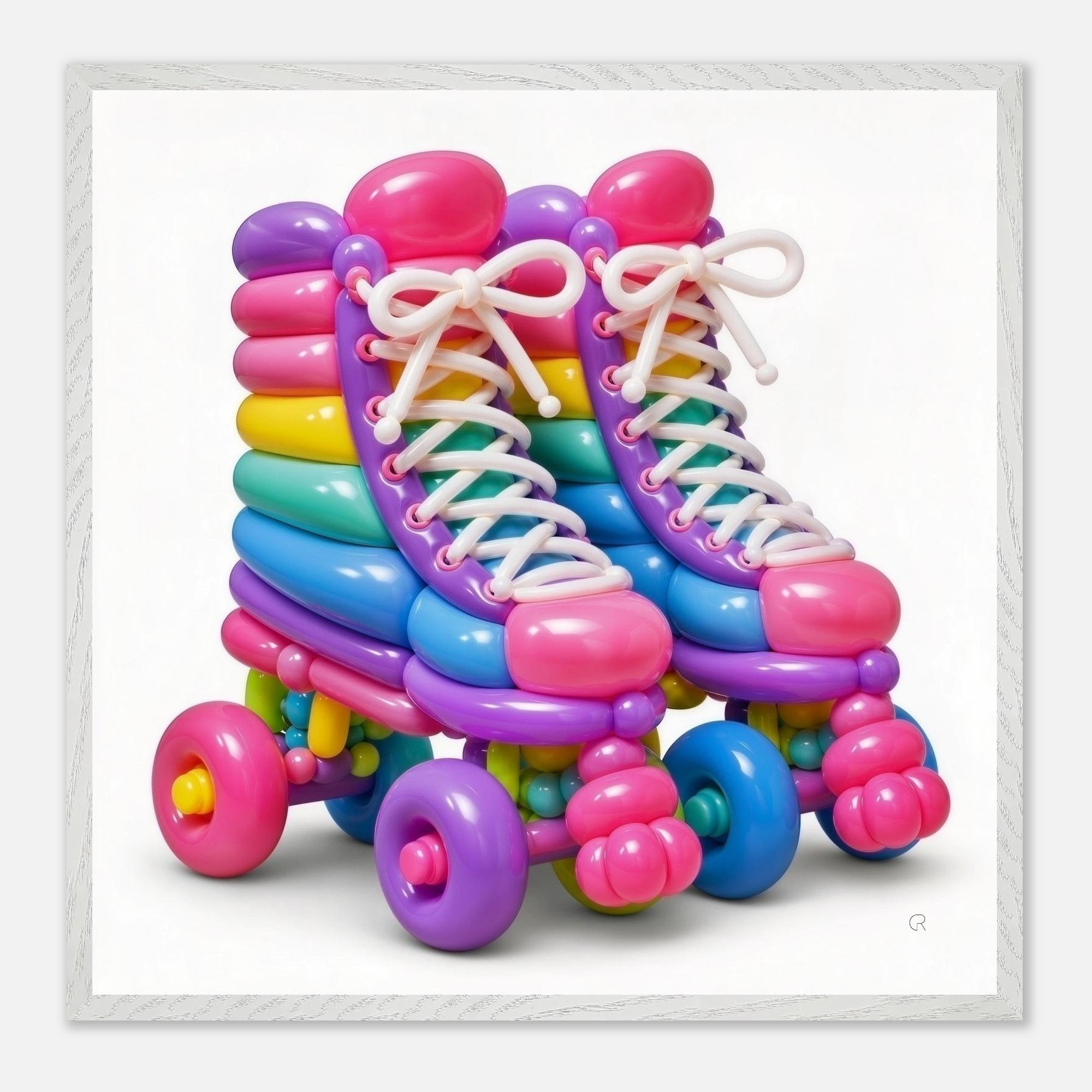Up, Up & Roller Skate | Framed Wall Art