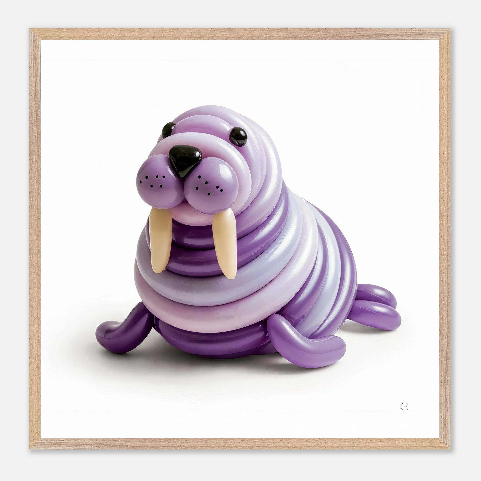 Up, Up & Walrus | Framed Wall Art