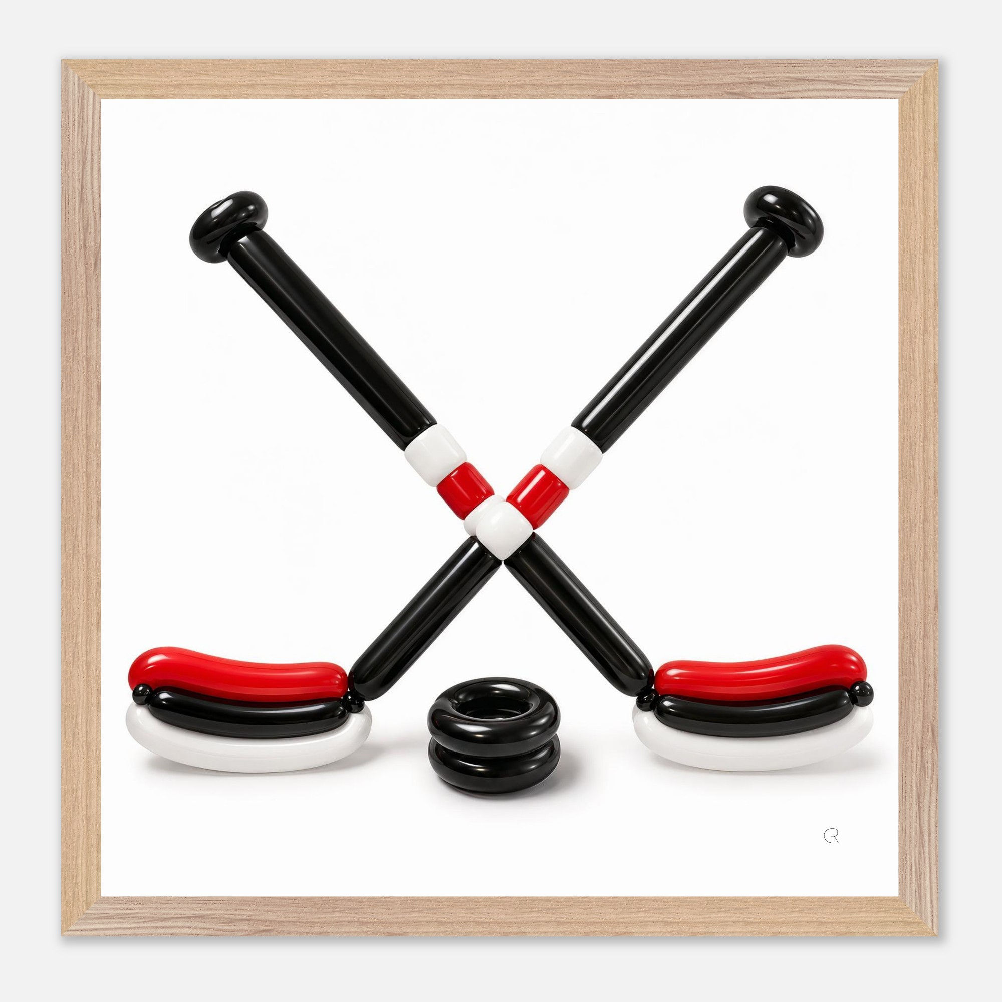 Up, Up & Puck | Framed Wall Art