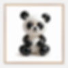 Up, Up & Panda | Framed Wall Art