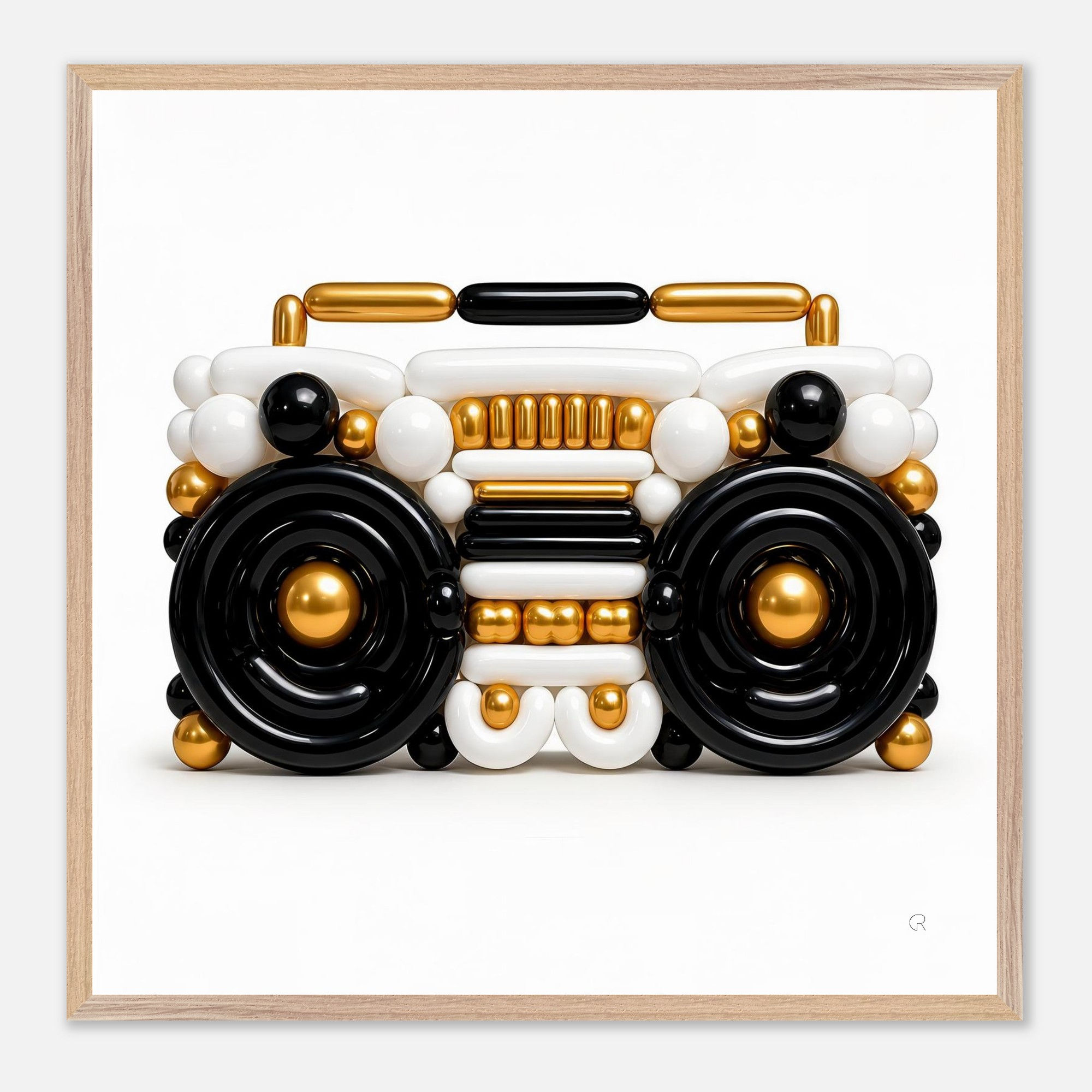 Up, Up & Boombox | Framed Wall Art