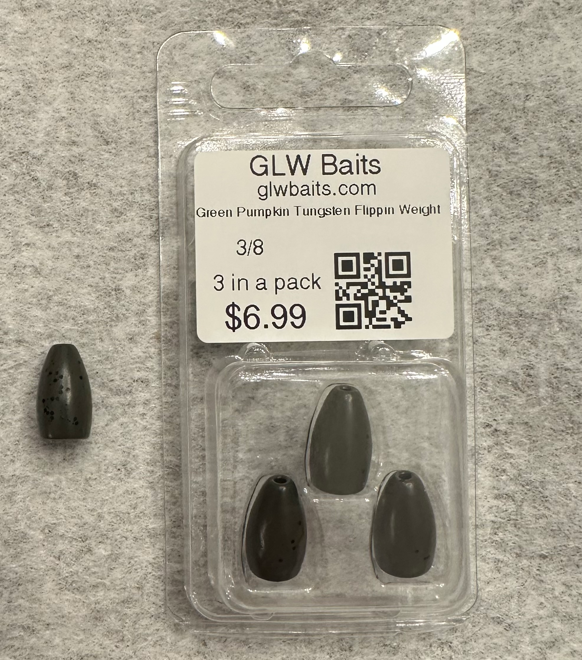 Glw Baits Tungsten Flippin Weights 