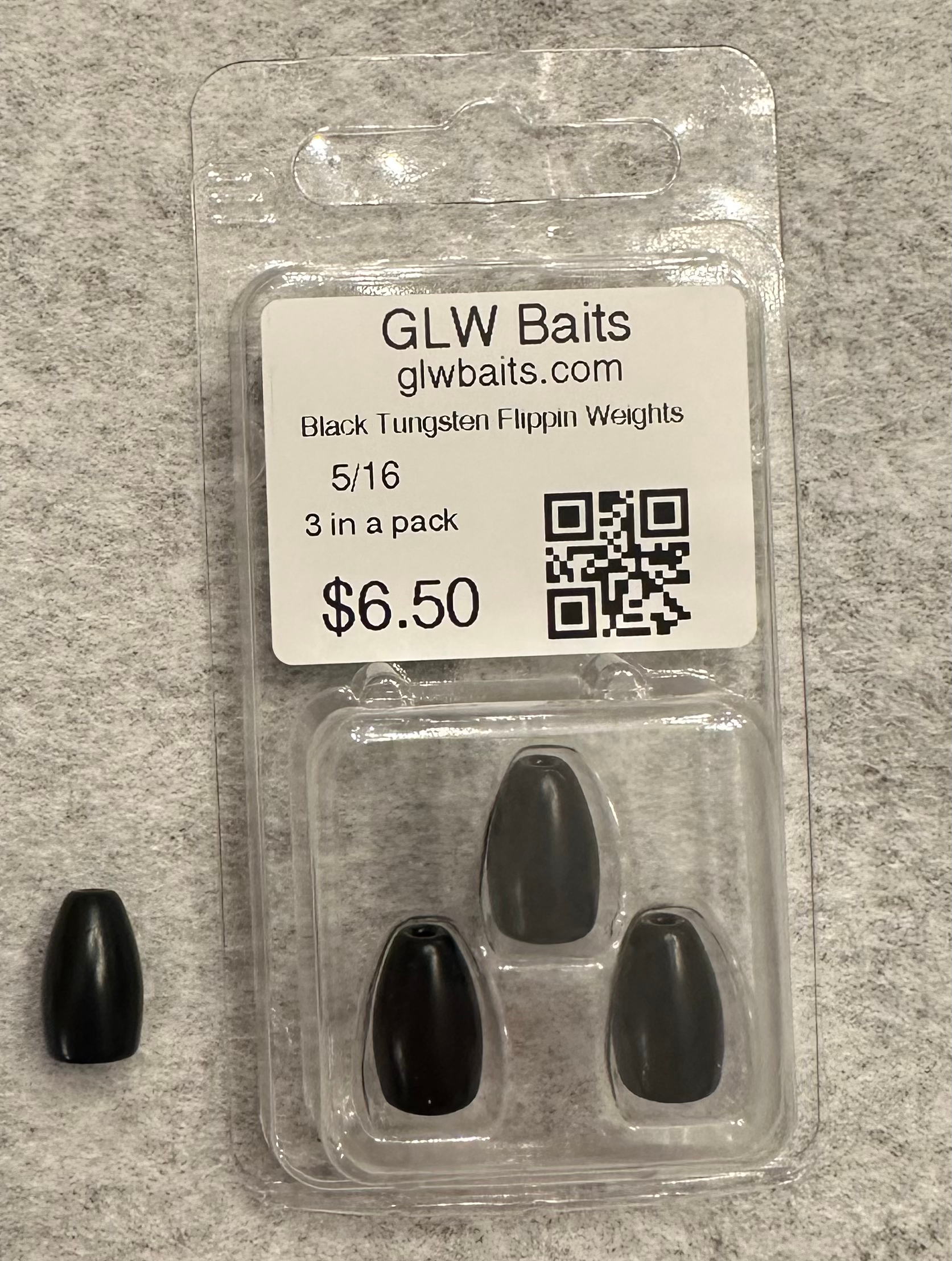 Glw Baits Tungsten Flippin Weights 