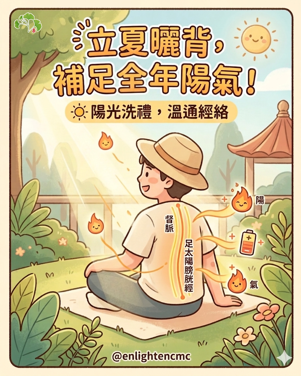 立夏曬背