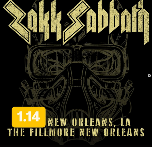Dark Chapel | Opening for Zakk Sabbath and Zoso on their King of The Monstours at The Fillmore in New Orleans, LA on January 14th, 2025