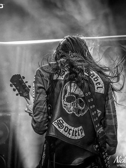 Death Grip Straps, Dario Lorina, Black Label Society, Guitar Straps, Death Grip Academy, Photo by Nick Scalera