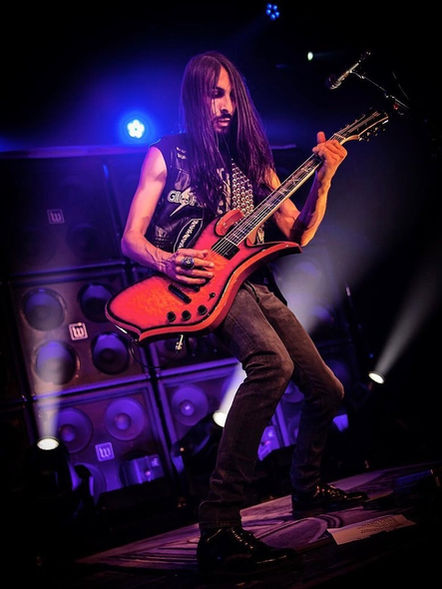 Death Grip Straps, Dario Lorina, Black Label Society, Guitar Straps, Death Grip Academy, Photo by Nickapic