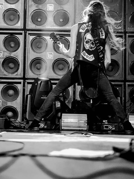 Death Grip Straps, Dario Lorina, Black Label Society, Guitar Straps, Death Grip Academy, Photo by Wanda Watson