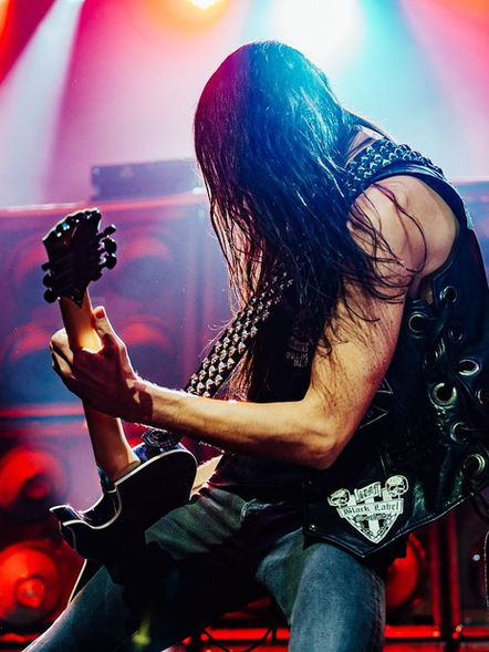 Death Grip Straps, Dario Lorina, Black Label Society, Guitar Straps, Death Grip Academy, Photo by James Trocchio