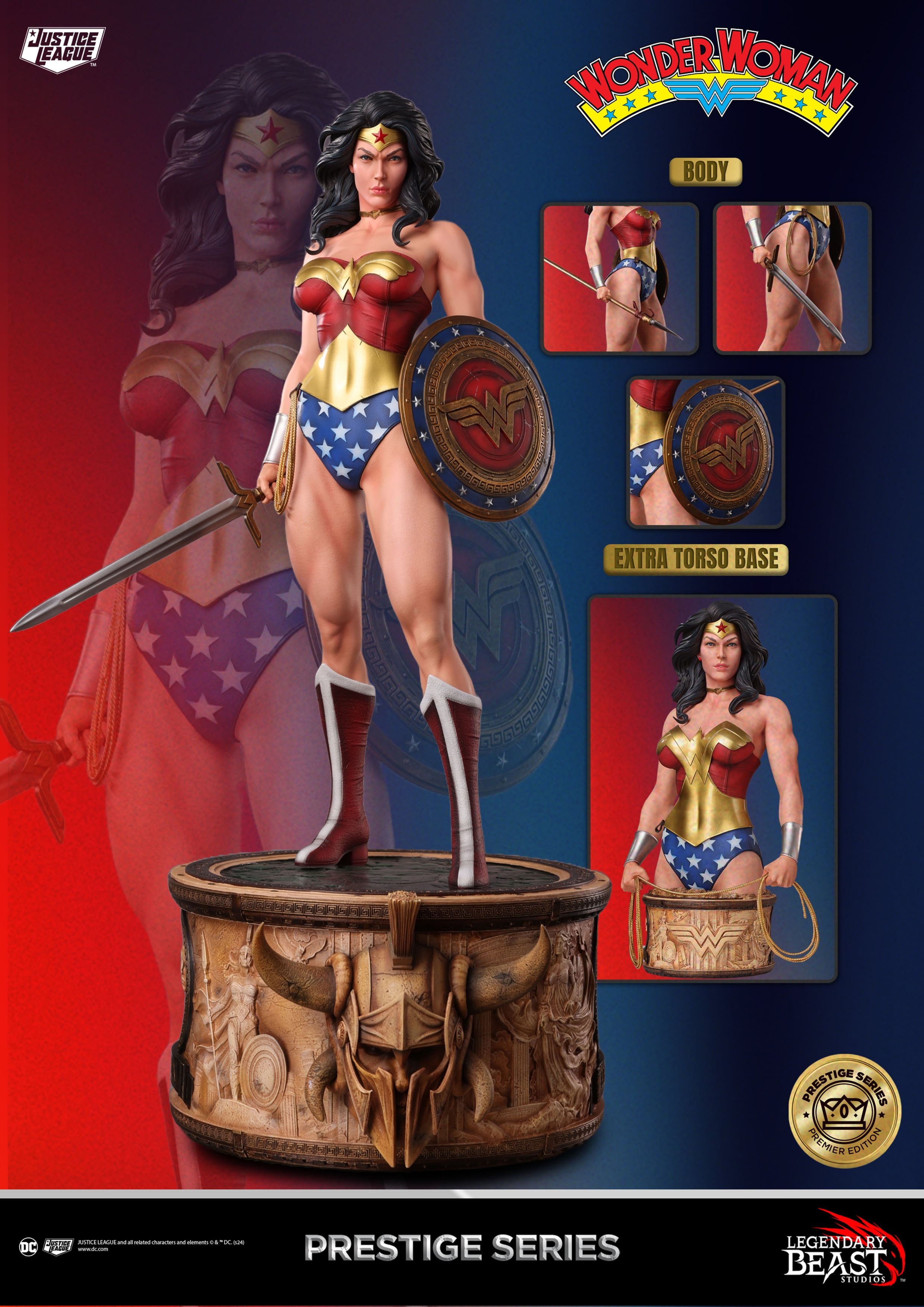 WONDER WOMAN 1/3 SCALE PRESTIGE SERIES – PREMIER EDITION
