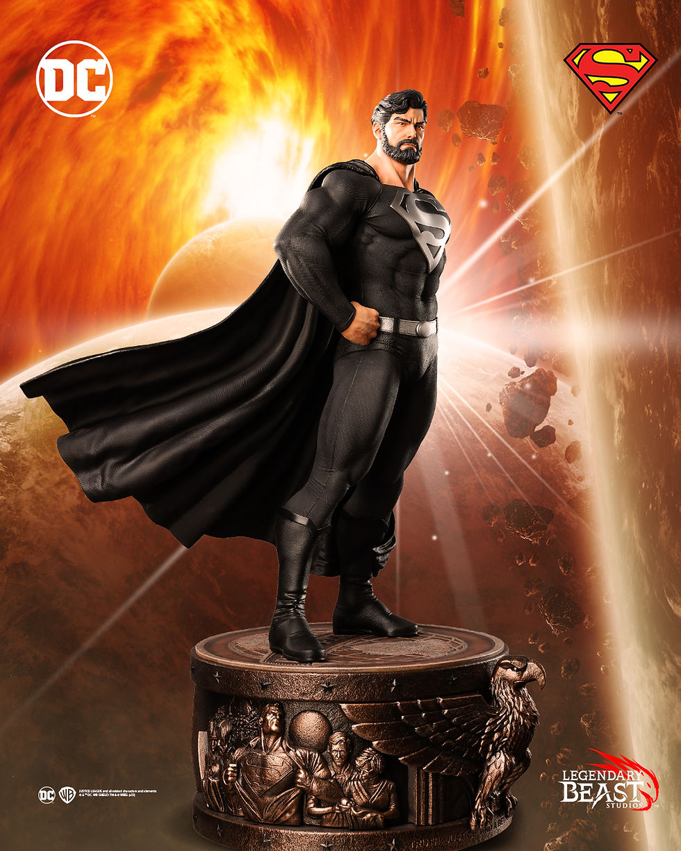 Thumbnail: SUPERMAN BLACK SUIT VARIANT IN RETURN OF SUPERMAN PORTRAIT