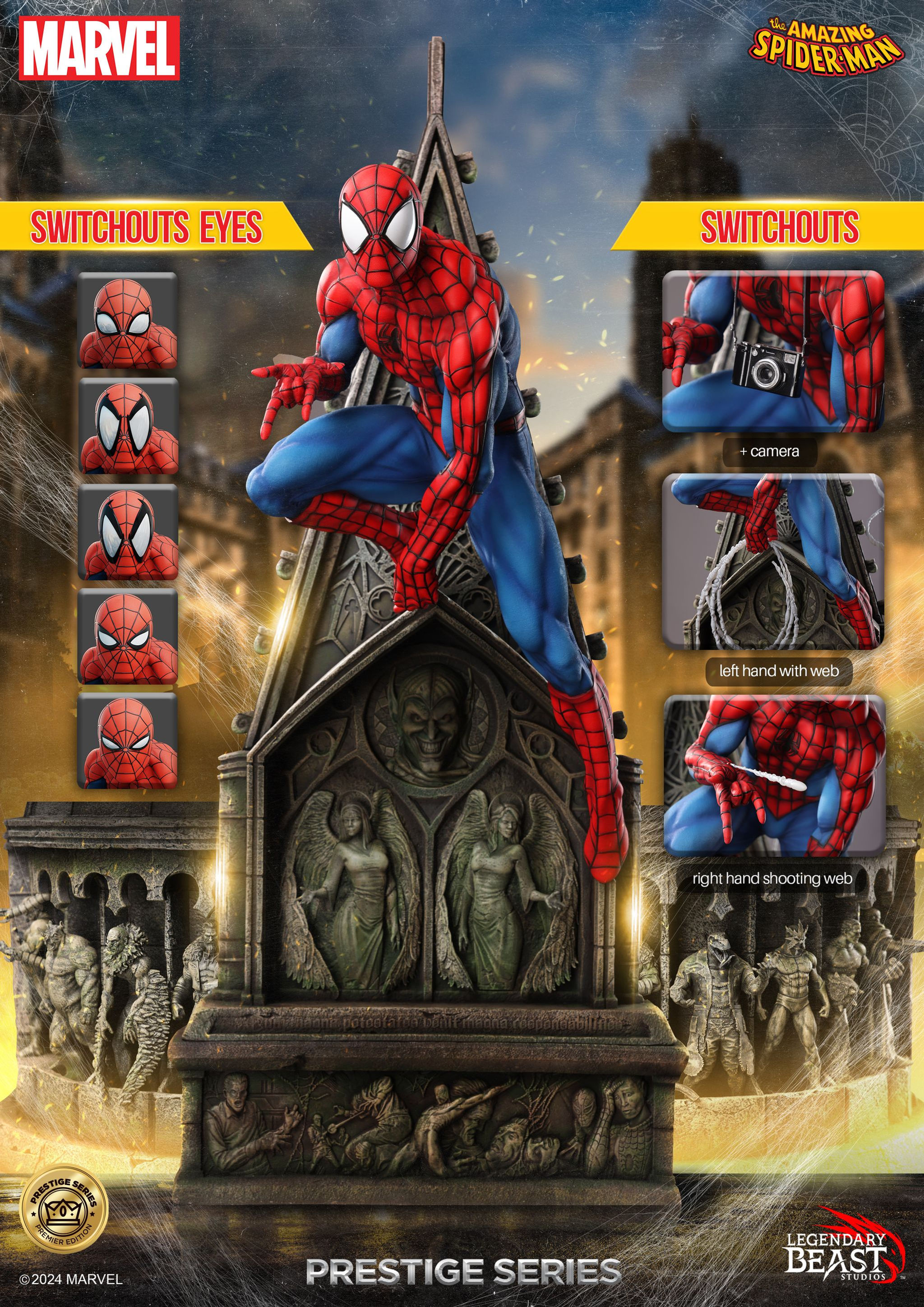 SPIDER-MAN 1/3 SCALE - PREMIER EDITION